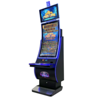 Gabinete de Juego Giratorio Ajustable con Monedas para Entretenimiento Interior, Metálico, 1 Español, Japonés