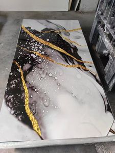 UVコーティングPVC大理石ボード壁パネルシートモダン花柄防音工場直販バスルームホテル商業用 - Product Image 3