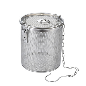 Cestello Filtrante per Ingredienti in Salamoia, Cesto per Spezie, Sacchetto per Ingredienti in Salamoia, Contenitore per Condimenti per Zuppe <span class=keywords><strong>e</strong></span> Stufati - Product Image 5