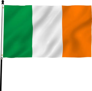 Venta caliente tamaño personalizado con ojales de latón 3*5 pies Irlanda Eire Erin Bandera Nacional país bandera - Product Image 2