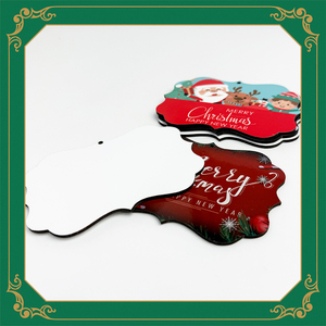 Actividades de artesanía para niños Navidad Bienes raíces Mesa de arena Decoración Sublimación Mdf en blanco Casas de Navidad Adornos - Product Image 4