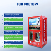 Distributeur automatique d'eau alcaline Distributeur automatique d'eau pure à pièces Eau potable par osmose inverse avec fonction SDK