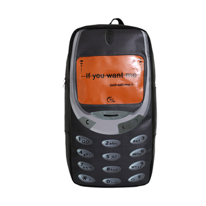 Mochila de gran capacidad a la moda para teléfono <span class=keywords><strong>Nokia</strong></span> <span class=keywords><strong>106</strong></span>, mochila personalizada con forma de teléfono para estudiantes unisex, mochila bonita, bolso para teléfono - Product Image 4