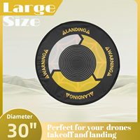 Plateforme d'atterrissage pliable professionnelle pour drone, imperméable, 75 cm, PVC/Nylon noir, pour tous les modèles par Superlieur