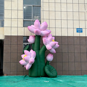 ชุดดอกบัวเป่าลมสั่งทำพิเศษสำหรับตกแต่ง<span class=keywords><strong>ห้าง</strong></span>สรรพสิ<span class=keywords><strong>น</strong></span>ค้าเชิงพาณิชย์  แบบจำลองอุปกรณ์ตกแต่งแบบอิ<span class=keywords><strong>น</strong></span>เทอร์แอคทีฟสำหรับงานโฆษณา - Product Image 4