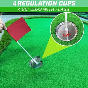 SER personnalisé Mini parcours de <span class=keywords><strong>golf</strong></span> Portable Putting Green simulateur intérieur/extérieur équipement d'aide à la formation de <span class=keywords><strong>golf</strong></span> - Product Image 4