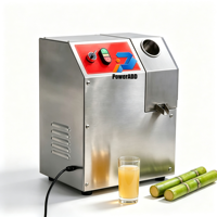 Presse-jus de canne à sucre électrique en acier inoxydable à usage commercial 220v, machine d'extraction de jus brevetée, presse-jus commercial