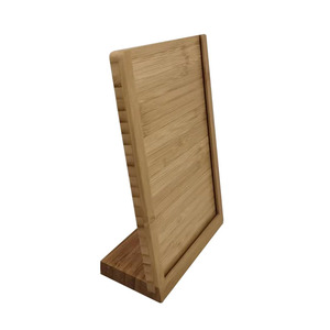Cadre photo de bureau personnalisé <span class=keywords><strong>MR</strong></span> MK-A0007 en <span class=keywords><strong>bambou</strong></span> massif fait main, finition naturelle, technique polie, rectangulaire, réutilisable, vente en gros - Product Image 6
