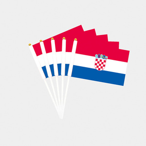 Nouvel Arrivage Drapeaux à main du Costa Rica pour guide touristique - Product Image 2