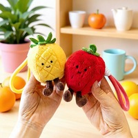 Grensoverschrijdende bestseller: Geïmiteerde fruitpluche serie, drakenvrucht, durian, handgrote pluche speelgoedjes, PP katoenen vulling, perfect voor