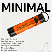 Mini Lampe d'Ambiance Magnétique Portable Haute Luminosité pour Casquette, Longue Autonomie, Idéale pour le Camping, la Voiture et les Situations d'Urgence