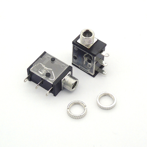 PJ-323M 나사 전화 잭 3.5mm 3 핀 모노 채널 소켓 2 극 이어폰 오디오 플러그 DC30V 0.5A - Product Image 3