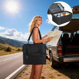 Borsa Termica a Doppio Strato in Oxford 600D, Borsa Termica 2-in-1 per Picnic, Spiaggia, Campeggio e <span class=keywords><strong>Viaggi</strong></span>, Fabbrica Certificata BSCI - Product Image 6