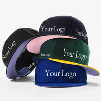 Tapa De Hebilla 5 Panel Yupoo Groothandel Vintage Flat Brim Snapback Cap met geborduurd logo, polyester snapback caps