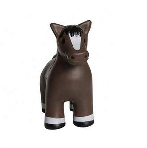 Jouet à presser en PU avec logo personnalisé, modèle cheval, balle anti-stress promotionnelle - Product Image 2