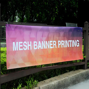 لافتات مخصصة من الفينيل المرن <span class=keywords><strong>PVC</strong></span>، لافتات شبكية للأسوار، لافتات مسرحية، لافتات خارجية مطبوعة - Product Image 2