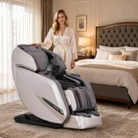 Fauteuil de massage professionnel avec surveillance de qualité médicale, bien-être avancé et design élégant, expérience de relaxation
