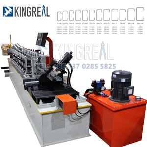 2024 New C kênh cuộn tạo thành máy tự động đầy đủ khung thép làm máy phân vùng vách thạch cao <span class=keywords><strong>Stud</strong></span> và theo dõi tạo thành máy - Product Image 2