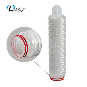 Nouveau <span class=keywords><strong>filtre</strong></span> à membrane plissée PES de 0,2 micron, cartouches de 10 pouces, structure hautement hydrophile, <span class=keywords><strong>filtre</strong></span> à eau, produits chimiques fins, intégrité à 100% - Product Image 1