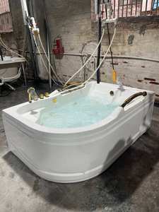 Bestseller: 2-Personen-Acryl-Badewanne mit Whirlpool-Funktion, LED am Boden, Outdoor-Massage-Whirlpool, Spa, <span class=keywords><strong>Jacuzzi</strong></span> und Indoor-Badewanne - Product Image 5