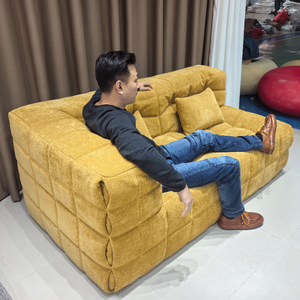 Poltrona in Stile Italiano per Soggiorno, Camera da Letto, Reception Hotel, Poltrona <span class=keywords><strong>Regina</strong></span> in Tessuto Cashmere, Divano Angolare, Poltrona a Blocco Tofu - Product Image 4