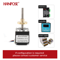 Moteur pas à pas linéaire Hanpose 11HS2810-T5*2-150MM, moteur pas à pas Nema11 pour imprimante 3D, équipement de surveillance, moteur à vis