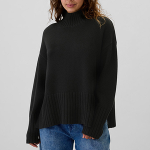 Suéteres Casuales de Moda para Mujer, al por Mayor, 100% Algodón, para Invierno, Diseño Personalizado, Manga Larga, Cálidos y Suaves, con Logotipo Frontal - Product Image 4