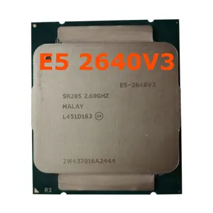 Für Intel Xeon E5 2640 V3 Prozessor SR205 2,6 GHz 8 Core 90W Sockel LGA 2011-3 CPU E5 2640 V3 CPU