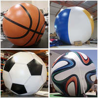 Appareil sportif pneumatique professionnel ODM, module récréatif sphérique en PVC épaissi, grand ballon de football gonflable pour événement