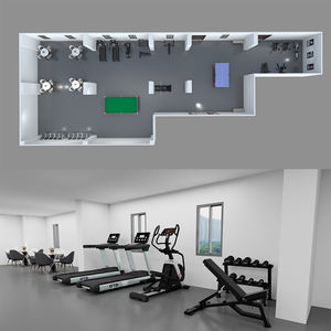 Équipement de <span class=keywords><strong>musculation</strong></span> complet de style américain, ensemble complet de machines d'entraînement de force pour club commercial, centre de remise en forme - Product Image 5