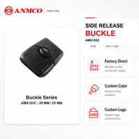 Boucle à dégagement latéral pour bagages, modèle AM5152C, OEM/ODM, couleur et logo personnalisés, fourniture directe usine pour acheteurs B2B