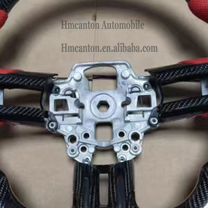 Hot New Product Carbon Fibre Perforated Leather Steering <b>Wheel</b> for Ford Mustang Car Steering <b>Wheel</b> - Product Image 6