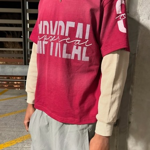 Camiseta de Hombre Unisex Casual de Alta Calidad, 100% Algodón Tejido, Doble Capa, Manga Larga, Logotipo Personalizable, Talla Grande - Product Image 1