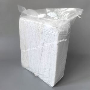 Trapos de Limpieza Reciclados, 100% Algodón Blanco, para Taller e Industria - Product Image 1