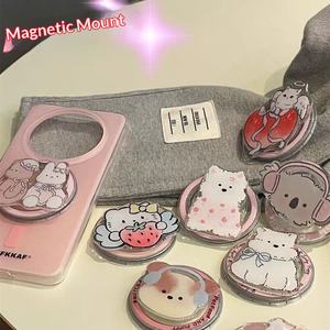 Support de téléphone portable en acrylique Kunshan <span class=keywords><strong>Krell</strong></span>, personnalisable par sublimation, avec poignée magnétique personnalisée - Product Image 4