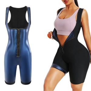 Body à haute compression pour femmes Gaines de fitness Gaines de sauna Sweat Suits pour le ventre <span class=keywords><strong>Gaine</strong></span> amincissante Perte de poids Body Shaper W092 - Product Image 1