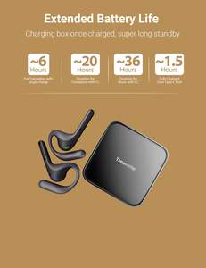 Timebetter W4 Pro AI interprete auricolari bidirezione traduzione simultanea dispositivo traduttore che supporta 40 <span class=keywords><strong>lingue</strong></span> - Product Image 2