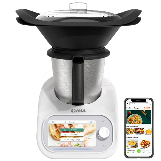 Kitchen Robot Cooking Robot QANA OEM Wifi App Smart Cooker Food Processor  Electric Salad  Chopper Blender Meat Grinders
