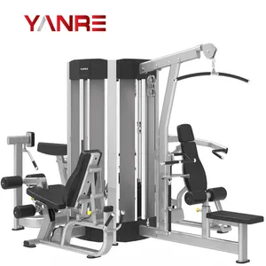 wholesale new design fitness multi station commercial gym equipment 2 In 1 Combo Multi Gym 4 Station/8 Function