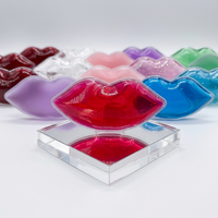 Compresse de gel réutilisable chaude et froide en forme de lèvres, pack de thérapie chaude et froide pour soulager les gonflements post-chirurgie, pack de thérapie multi-usages pour le visage