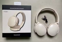 P2961 Casque Sans Fil ANC Bluetooth RVB, Casque Gaming avec Bandeau Auriculaire, Connecteurs USB, Casque Sport pour PS4, Modèle P9
