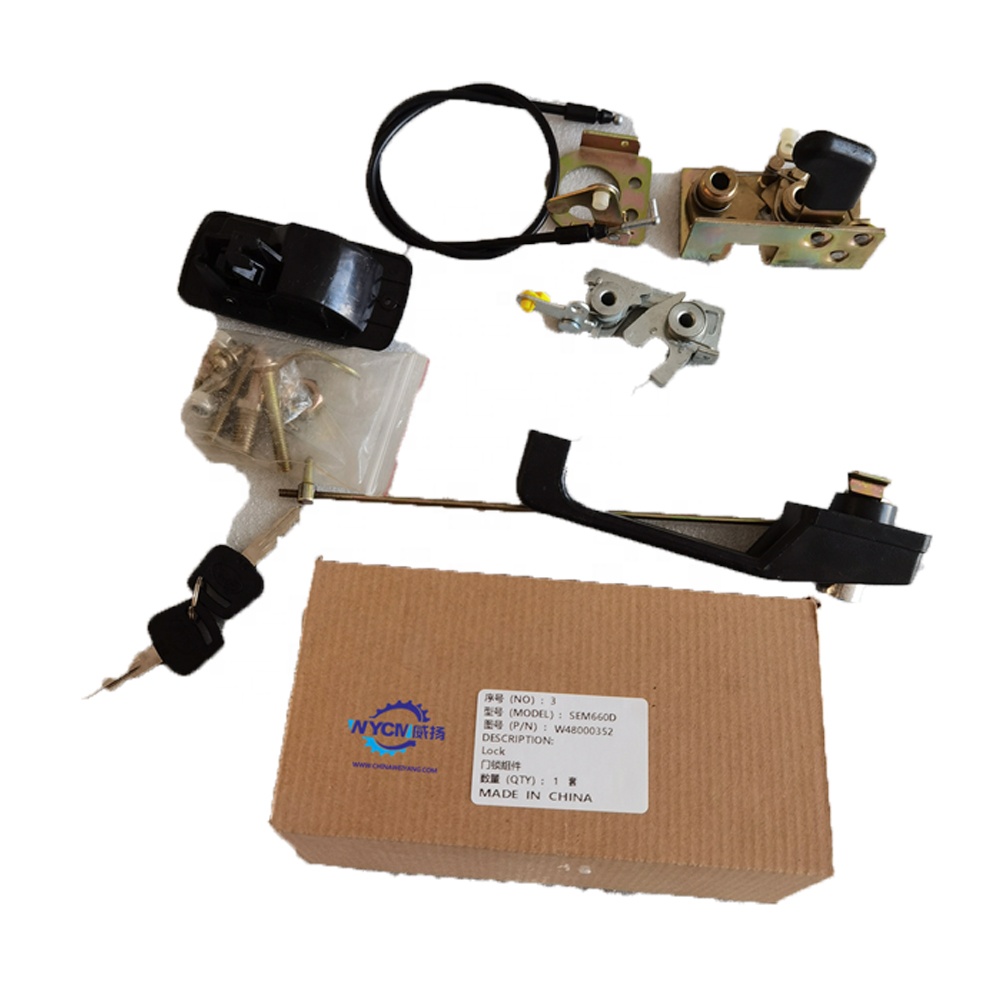 Высокое качество SEM660D SEM663D колесный погрузчик запасная часть W48000352 замок кабины по хорошей цене