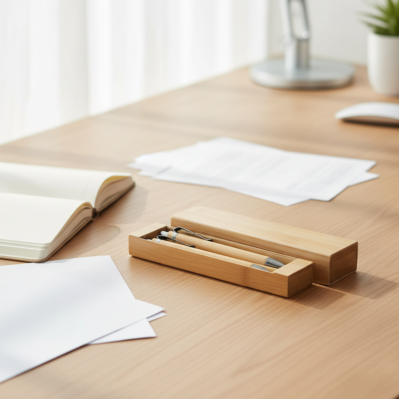 Wholesale Bulk Bamboo Pen Set Corporate