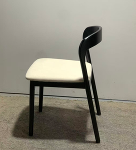 Chaise de salle à manger Cloud, livraison aux États-Unis |   Chaises de salle à manger en bois massif sur mesure avec un design moderne pour les restaurants et l'hôtellerie Prix DDP USA - Product Image 3