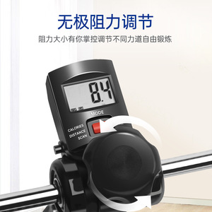 Vélo d'exercice d'intérieur pour personnes âgées, entraîneur de rééducation des membres inférieurs, réglable en hauteur et en longueur, pliable, pour usage domestique - Product Image 3