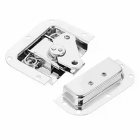 Cadenas papillon en métal de pièces de boîtier de vol, loquet papillon de montage de matériel de boîtier, loquet d'accessoires de matériel de boîte à outils