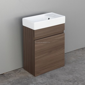 Mueble <span class=keywords><strong>de</strong></span> <span class=keywords><strong>Baño</strong></span> Flotante Moderno <span class=keywords><strong>de</strong></span> 40 cm, Gabinete <span class=keywords><strong>de</strong></span> Almacenamiento Suspendido en la Pared con Lavabo <span class=keywords><strong>para</strong></span> Baños <span class=keywords><strong>Pequeños</strong></span> y Vestuarios - Product Image 2