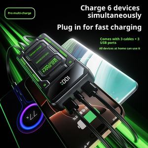 Портативные мини-аккумуляторы (<span class=keywords><strong>Power</strong></span> <span class=keywords><strong>Bank</strong></span>) для быстрой зарядки мобильных устройств, 10000 мАч и 20000 мАч, с 3 кабелями - Product Image 3