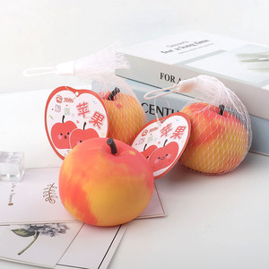 ของเล่นตกแต่งผลไม้สร้างสรรค์ ของเล่นแปลกใหม่ ของเล่นตลก ของเล่นรูปแตงโม แอปเปิ้ลแดง ของเล่นนุ่มๆ ของเล่นคลายเครียด - Product Image 4