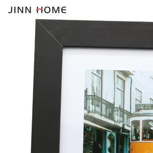 Bingkai foto Mini bergaya Modern foto kayu hitam bingkai foto kustom A1 A2 A3 A4 2x3 3x5 5x7 11x14 16x20 besi rumah